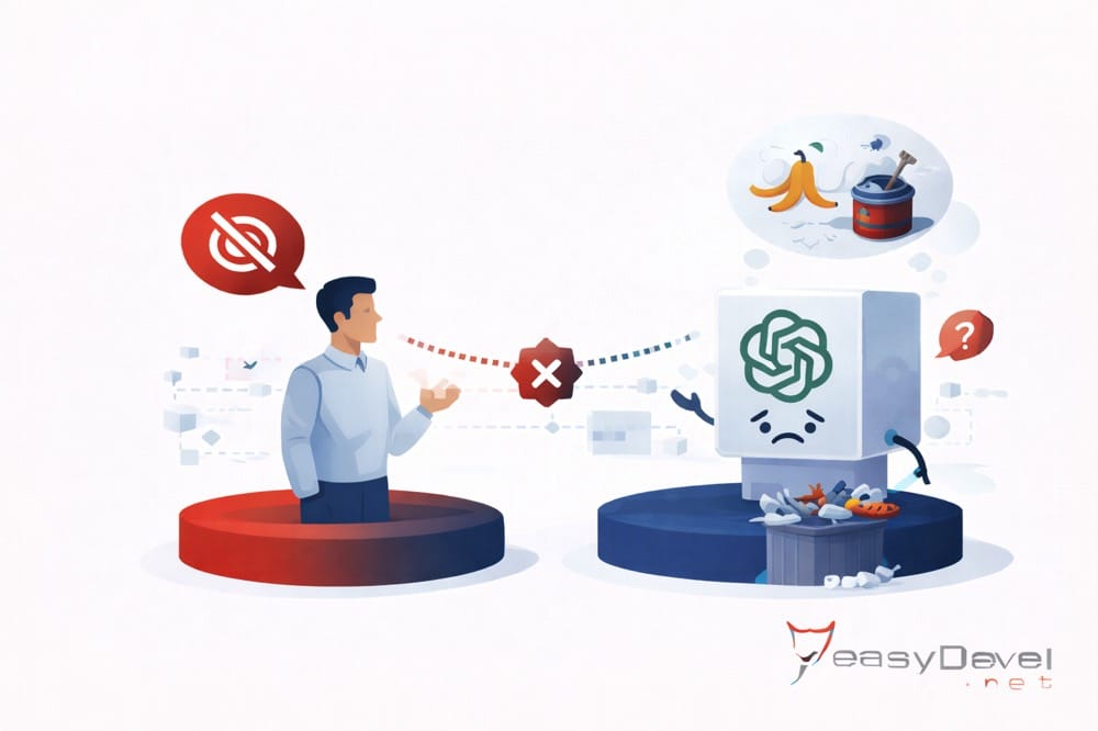 Wenn man es der KI falsch sagt, kommt auch etwas Falsches raus