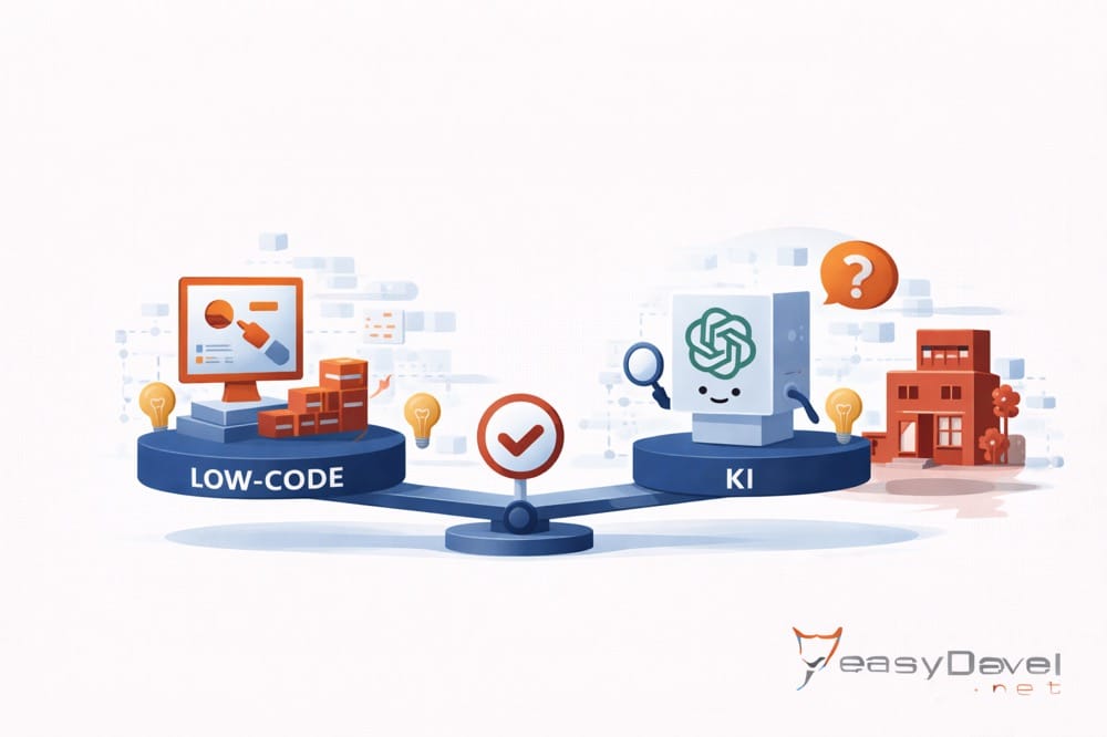 Low-Code, KI & Trends: Was KMU realistisch brauchen